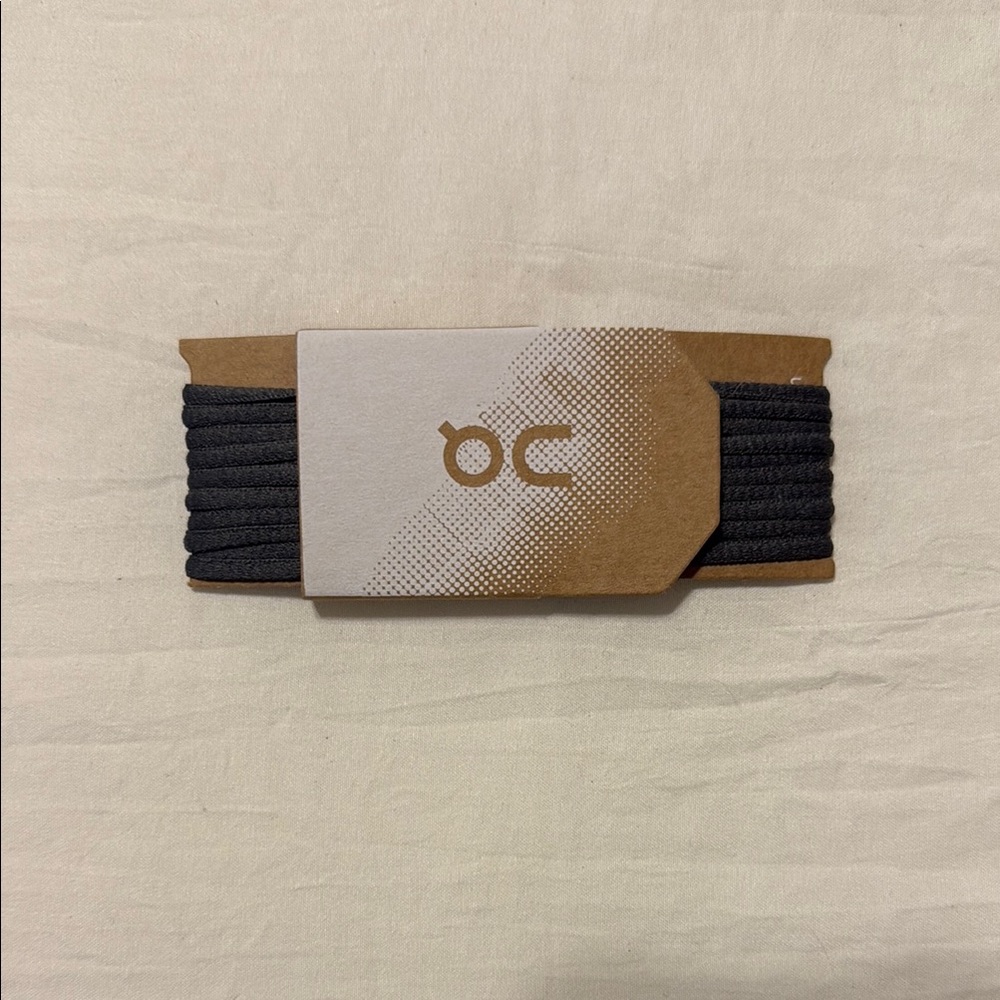 On Cloud Charcoal Shoelaces